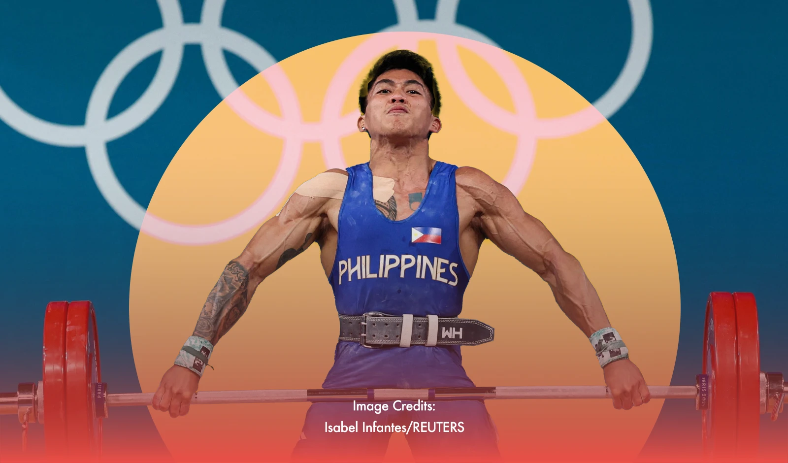 Injury-riddled Weightlifter John Ceniza Loses Early In Paris Olympics