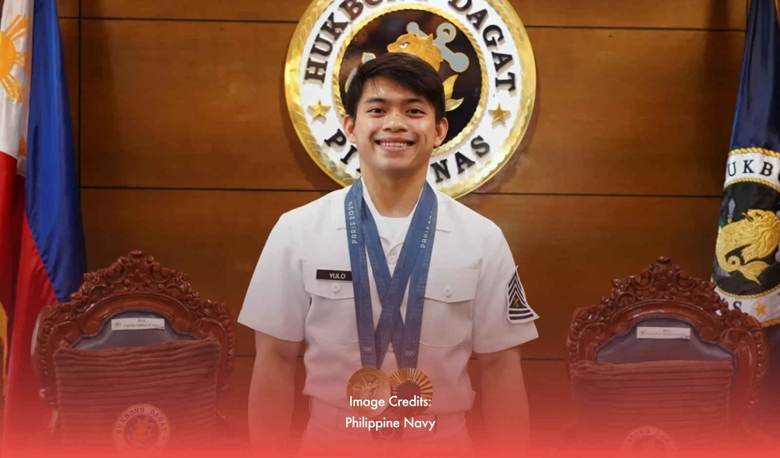 Olympic Gold Medalist Carlos Yulo Officially Joins Navy Reserve