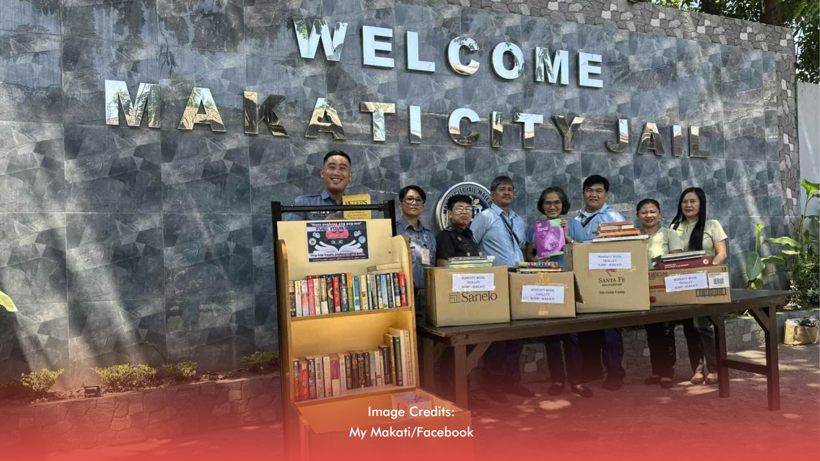 Makati City Library Launches Honesty Book Trolley At City Jail