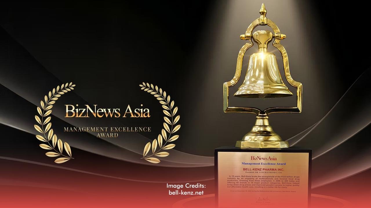 Bell-Kenz Pharma Inc., Honored with BizNews Asia Management Excellence Award