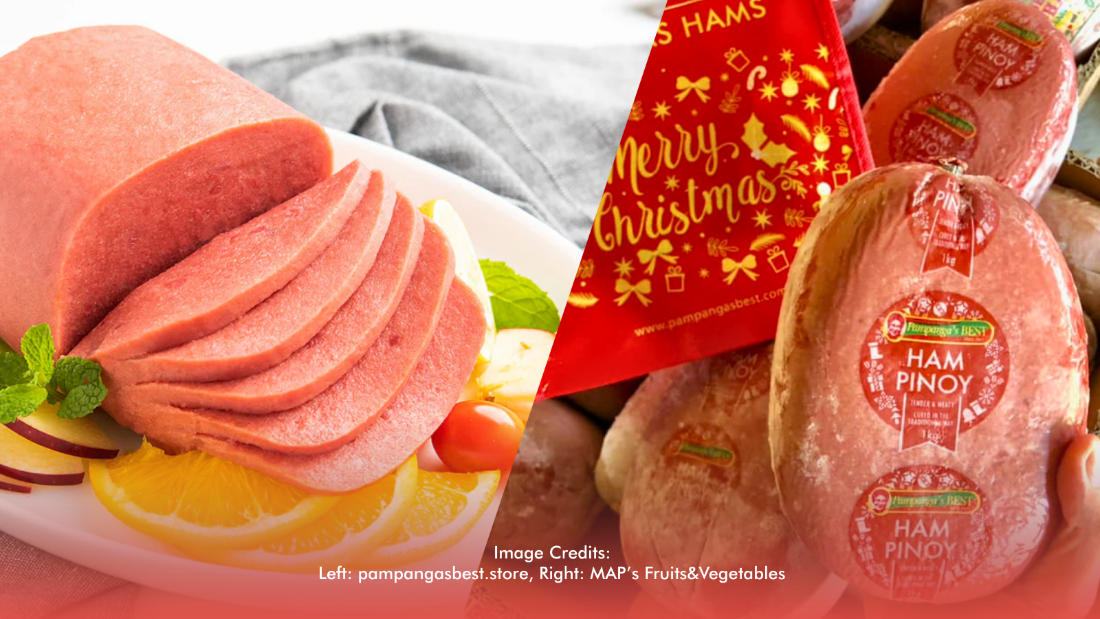 Ham is a staple on Filipino Christmas tables, a symbol of family and celebration.