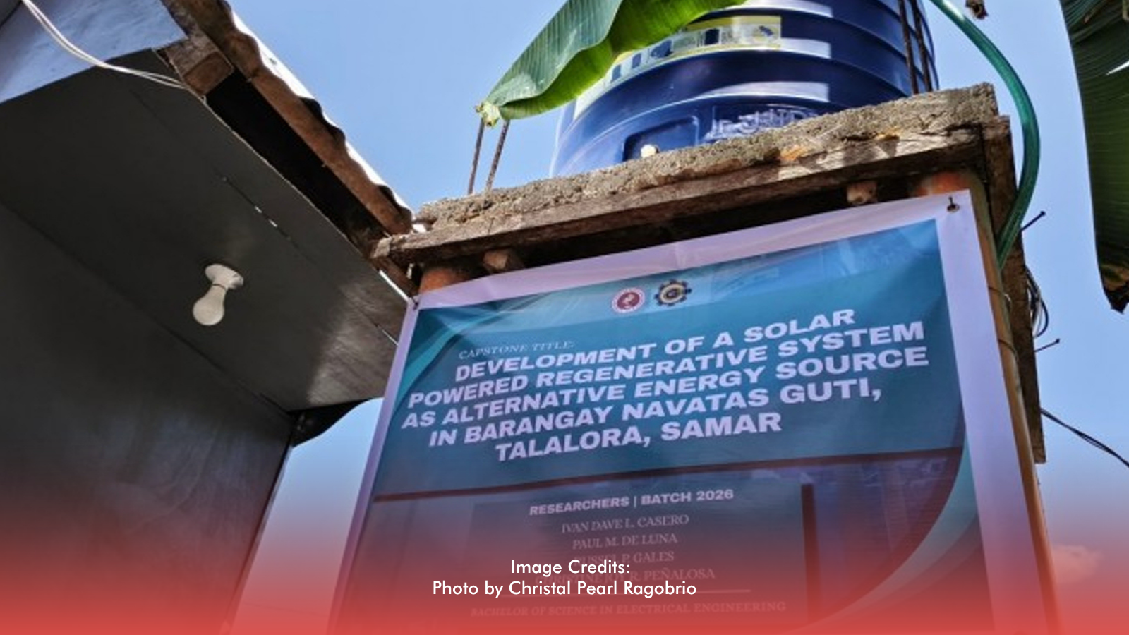 Student-Developed Hybrid Energy System Brings Stable Electricity To Samar Village