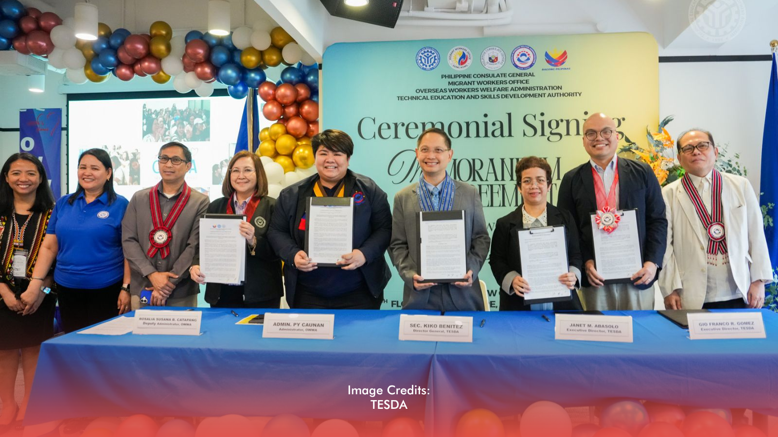  OFWs To Benefit From New TESDA-OWWA Partnership On Skills Development