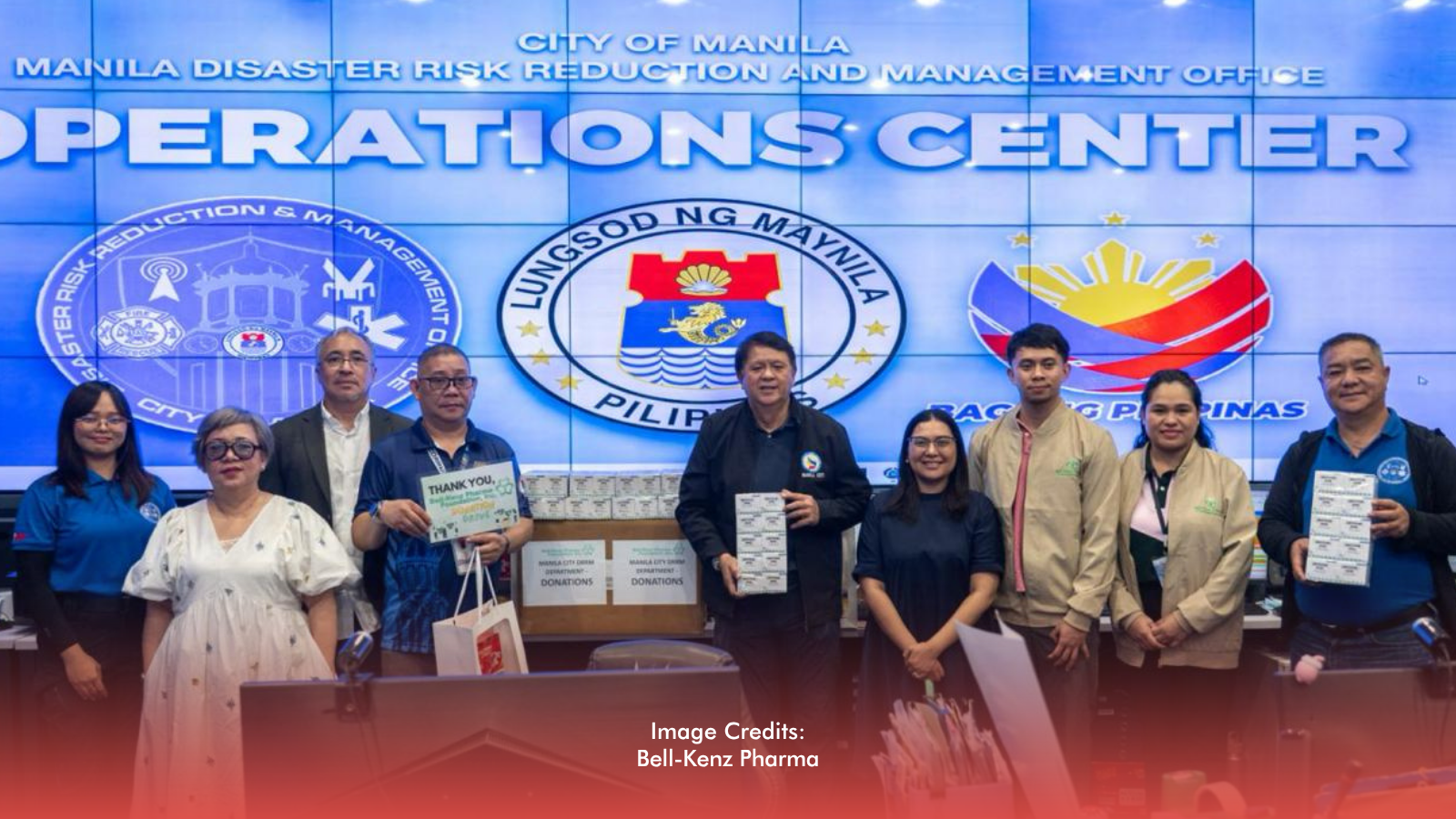 donated 10,000 pieces of Bell-Kenz doxycycline to the Manila City Government through the MCDRRMD.