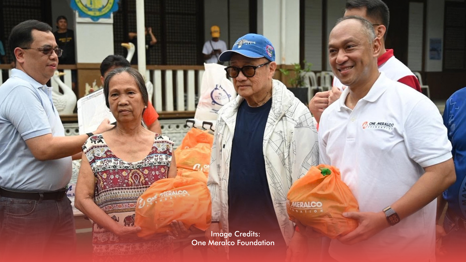 MVP Returns to Hometown Apalit to Hand Out Relief Packs to Flood Evacuees