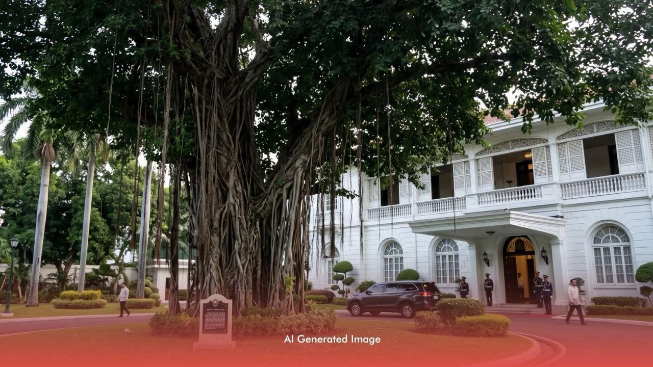 Presidents come and go, but according to palace folklore, one resident never leaves.