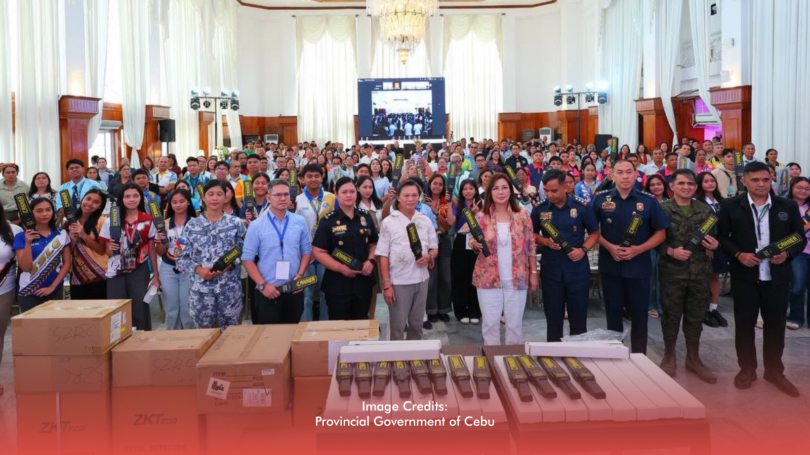 Cebu Distributes 600 Metal Detectors to Strengthen School Safety