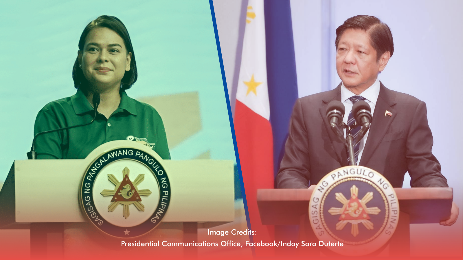 Vice President Sara Duterte and President Ferdinand Marcos Jr.